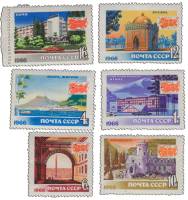 1966-075-80  Серия Набор марок (6 шт) СССР  Туризм III O