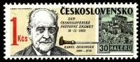 (1983-053) Марка Чехословакия "К. Сайзингер"    День почтовой марки III Θ