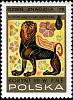 (1976-041) Марка Польша "Сфинкс"    День почтовой марки. Коринфские вазы III O