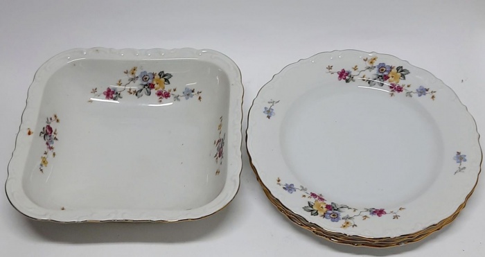 Набор посуды, 4 пр., Германия, Kahla, 1940-1960 гг. (сост. на фото)