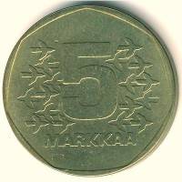() Монета Финляндия 1972 год 5  ""   Бронза  UNC