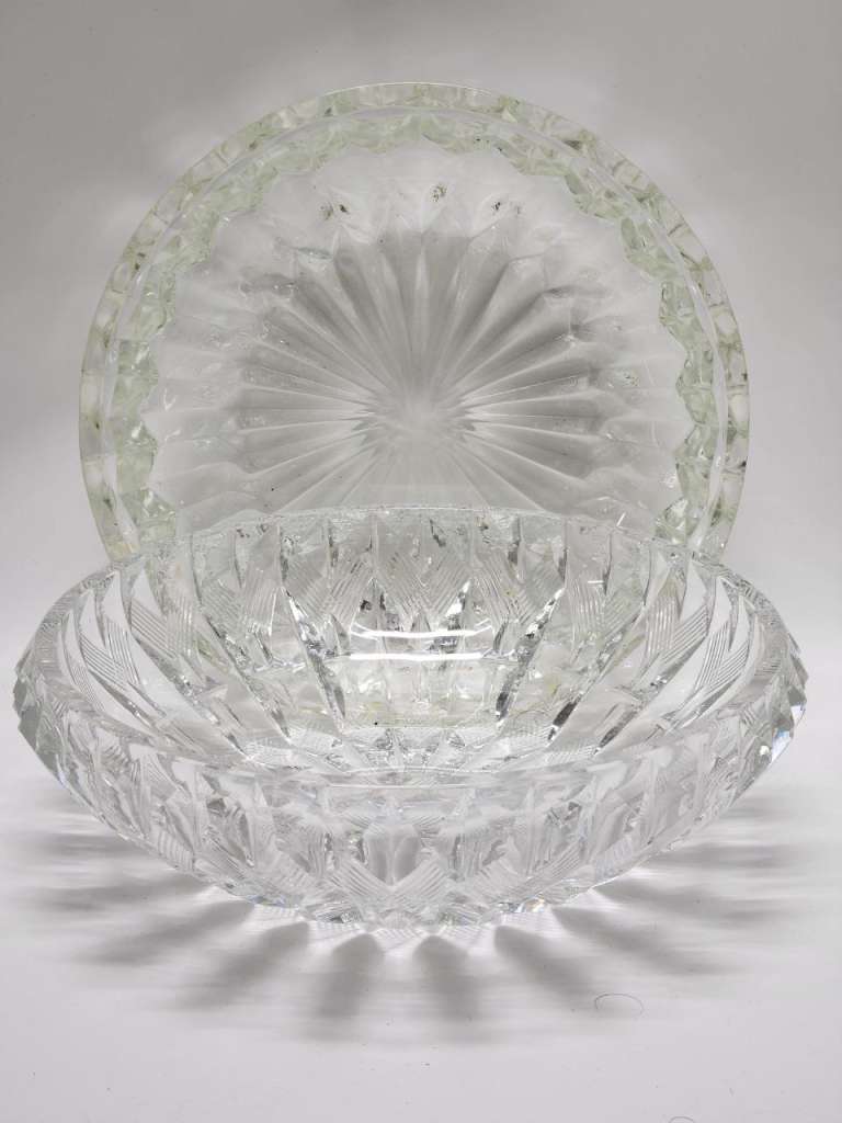 Салатники хрусталь круглые СССР 2 штуки