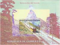 (№1995-326) Блок марок Экваториальная Гвинея 1995 год "Швейцарской автомобильной стойки", Гашеный