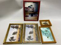 Рамка деревянная 3 шт и 2 пластик