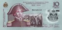 Банкнота Гаити 2013 год 10 гурдов Независимость 200 лет   UNC