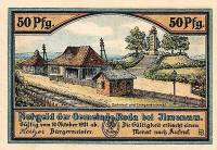 (№1921) Банкнота Германия 1921 год "50 Pfennig"