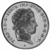 (№1837km2262) Монета Австрия 1837 год 1 Dukat (Trade Coinage) A,B,E,V