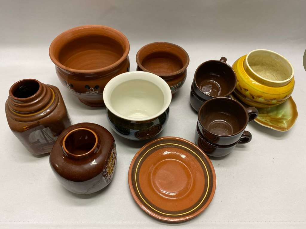 Керамика набор горшки, сосуды, чашка