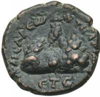 (№ (Без даты) ) Монета Римская империя 1970 год 1 Follis
