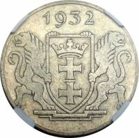 (№1932km157) Монета Вольный город Данциг 1932 год 5 Gulden