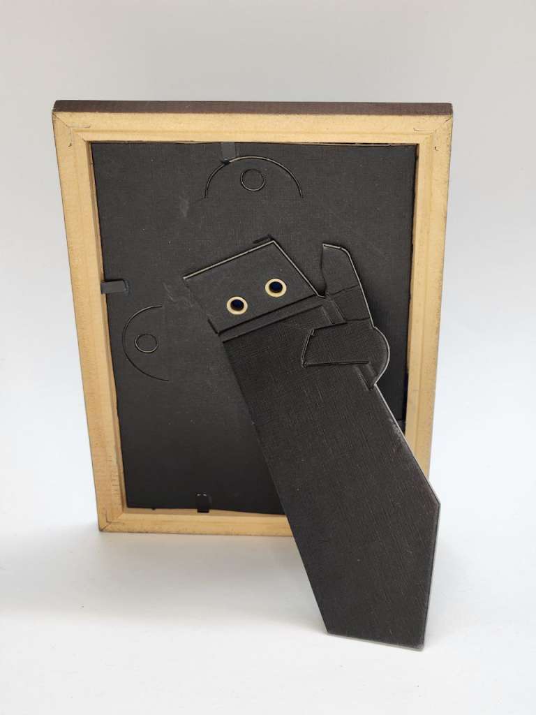 Плакетка ФСБ горячая эмаль томпак в раме 17х12 см