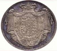 () Монета Великобритания 1831 год 1 крона ""  Биметалл (Серебро - Ниобиум)  UNC