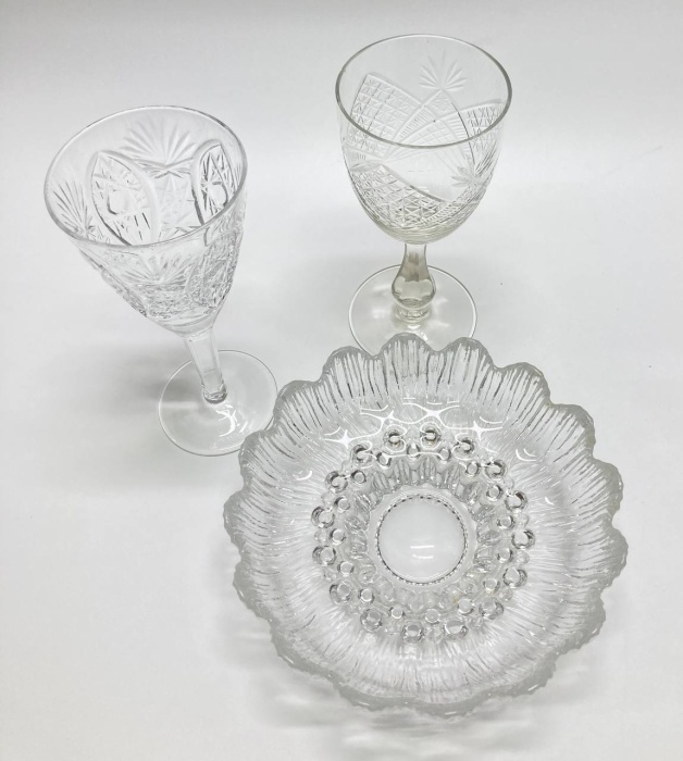 Салатник + 2 фужера