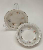 Блюдца розетки 2 штуки Кахла Kahla Германия 30-е годы 