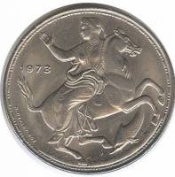 () Монета Греция 1973 год 20  ""   Медь-Никель  UNC