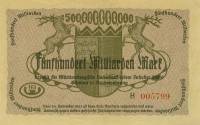 (№1923P-S992) Банкнота Германия 1923 год "500,000,000,000 Mark"