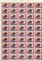 1979-051  Лист (50 м 10х5) СССР Павильон ВДНХ   Выставка 60 лет советскому кино III O