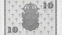 (,) Банкнота Швеция 1949 год 10 крон "Густав I Васа"   UNC