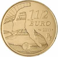 () Монета Франция 2011 год 1 1/2 евро ""   PROOF