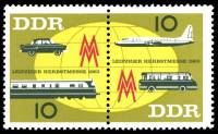 (1963-043) Лист (2 м) Германия (ГДР) "Транспорт"    Ярмарка, Лейпциг III Θ