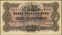 (,) Банкнота Швеция 1894 год 10 крон    UNC