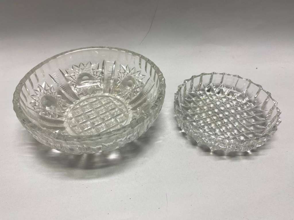 Салатники хрусталь 2 шт