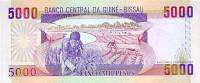 () Банкнота Гвинея-Бисау 1990 год 5 000  ""   UNC