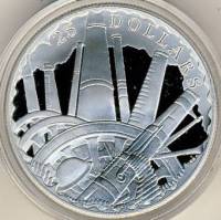 (2008) Монета Соломоновы Острова 2008 год 25 долларов "Артиллерия"  Серебро Ag 925  PROOF
