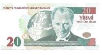 (№2005P-219) Банкнота Турция 2005 год "20 New Turkish Lira"