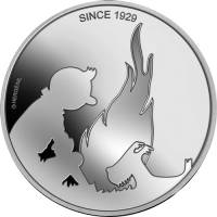 (16) Монета Бельгия 2019 год 5 евро "Приключения Тинтина"  Медь-Никель  BU