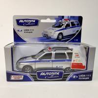 Autotime модель  LADA 111 Полиция 1:43 в коробке