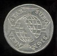 (№1768km191.2) Монета Бразилия 1768 год 160 Reacute;is (Стаб. Что subq.)