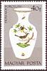 (1972-064) Марка Венгрия "Ваза с птицей"    Херендский Фарфор II Θ