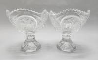Креманки на ножках 2 шт хрусталь СССР