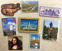 Набор магнитов, разные, 8 шт. (сост. на фото)