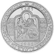 (№1981km2951) Монета Австрия 1981 год 500 Schilling (800-летия - Верденский алтарь)