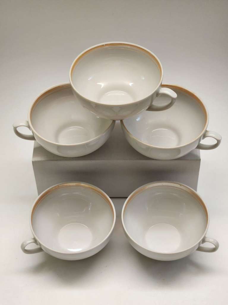 Чашки чайные 5 шт Дулево двух видов