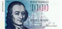 (,) Банкнота Финляндия 1986 год 1 000 марок    UNC
