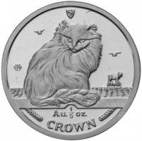 () Монета Остров Мэн 1995 год 1 крона ""   AU