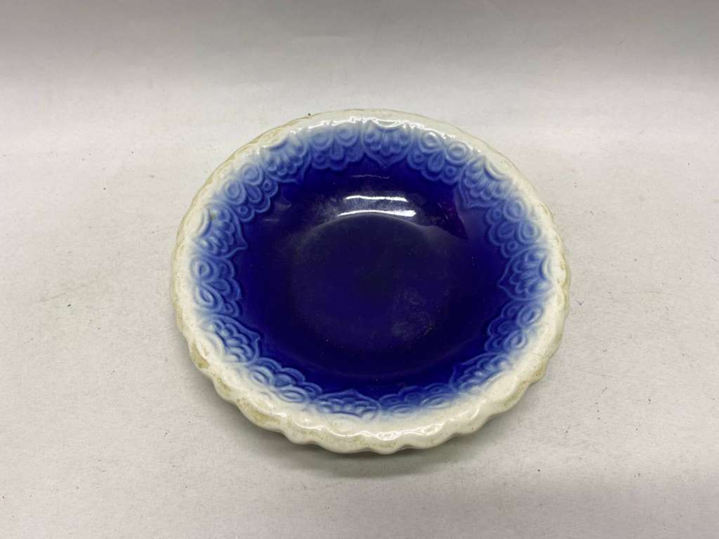 Тарелка обливная керамика Городница Украина СССР