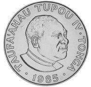 () Монета Тонга 1985 год 50 сенити ""  Медь-Никель  UNC