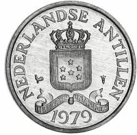 () Монета Ниделандские Антильские острова 1979 год 2  ""   Алюминий  UNC