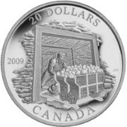 () Монета Канада 2009 год 20 долларов ""   PROOF