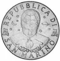 () Монета Сан-Марино 1997 год 100  ""   Никель  UNC