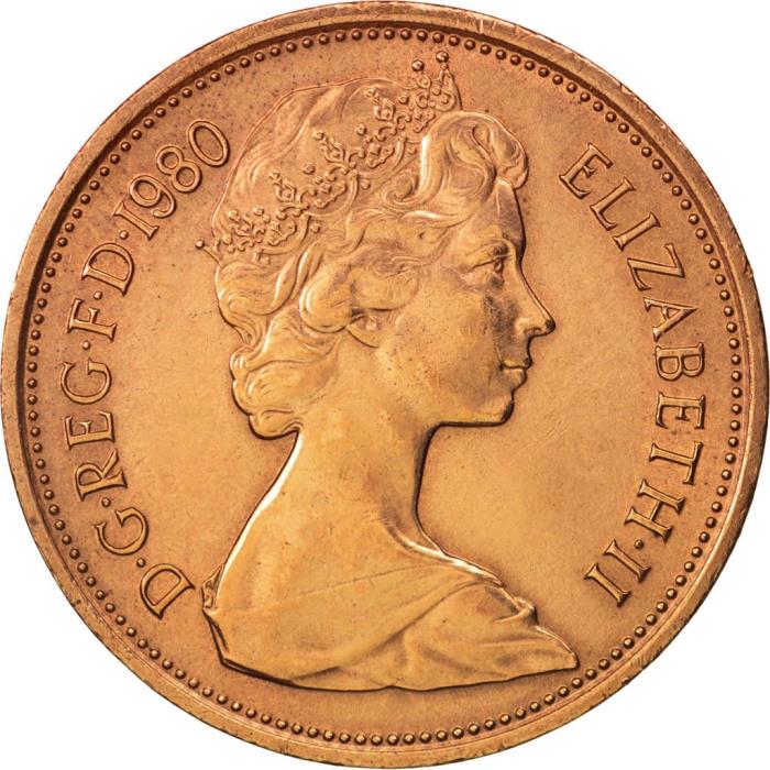 (№1971km916) Монета Великобритания 1971 год 2 Pence (Новых Пенсов)