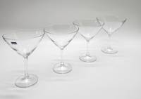 Бокалы фужеры для мартини Богемия Bohemia 4 штуки