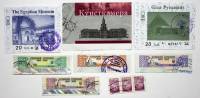 Набор марок и билетов (8 штук), Страны и состояние на фото