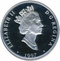 (1997) Монета Канада 1997 год 20 долларов ""  Серебро Ag 925, Позолота  PROOF