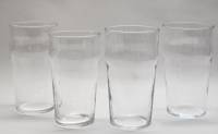 Бокалы для пива коктейлей 4 штуки прозрачное стекло