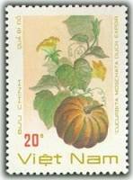 (1988-091) Марка Вьетнам "Тыква мускатная"    Овощи III Θ